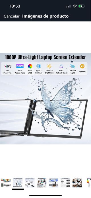 Siaviala Extensor Pantalla Portátil 14 Ultra-Thin