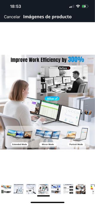 Siaviala Extensor Pantalla Portátil 14 Ultra-Thin