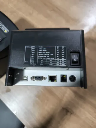 Impresora Térmica Concord Negra y Azul