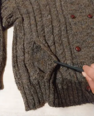 Cardigan/jacket lana vintage Made in Italy