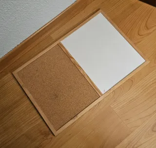 Pizarra Corcho y Blanca Madera