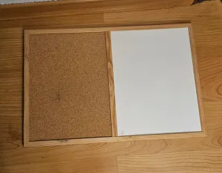 Pizarra Corcho y Blanca Madera