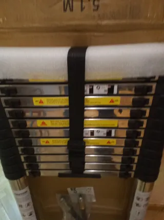 Escalera extensible aluminio 5m