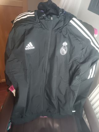 Chaqueta Impermeable Adidas Real Madrid Oficial