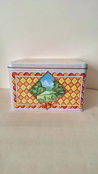 Scatola Latta Dolce & Gabbana Fiasconaro Quadrata