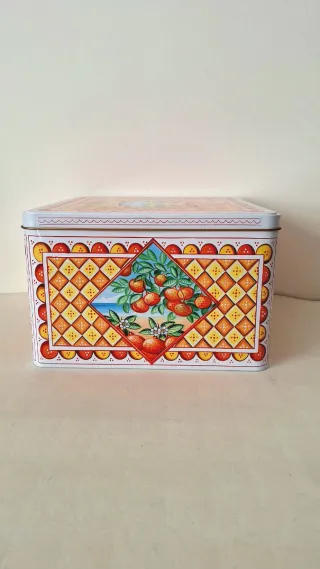 Scatola Latta Dolce & Gabbana Fiasconaro Quadrata