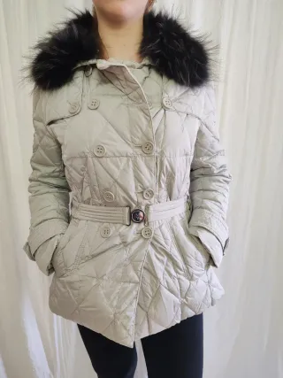 Chaqueta plumón Roberto Verino Beige/Negro