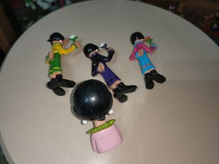 Lote figuras goma pvc Olivia comics spain años 80