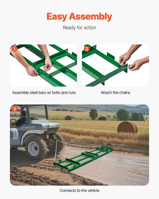 Erpice Trainato Impieghi Gravosi Barre Regolabili