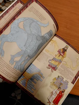 Libro animali fantastici e draghi