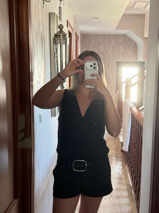 Body encaje negro Pull&Bear Talla M