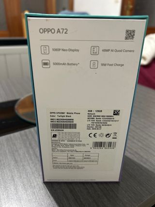 Móvil Oppo A72 128GB Azul/Morado