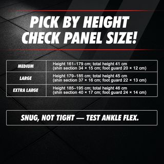 MuscleForge Espinilleras Kick Boxing Negras