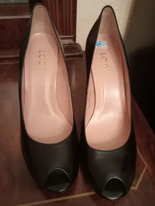 Zapatos de tacón negros talla 41