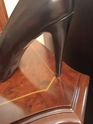 Zapatos de tacón negros talla 41