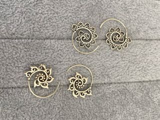 Aros Espiral Plata 925