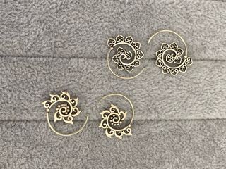 Aros Espiral Plata 925