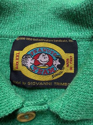 Maglione Vintage Peanuts Linus Verde