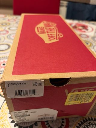 Zapatillas Vans Beige/Verde Talla 42 Nuevas