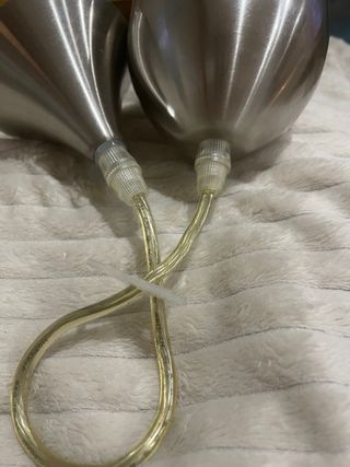 Enfilaje níquel E27 sin pantalla