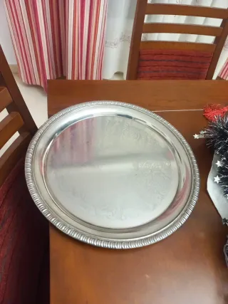 Juego café bañado en plata 4 piezas