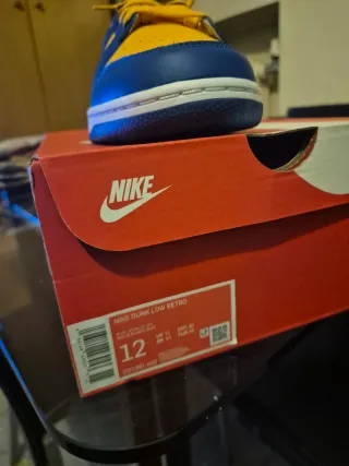 Nike Dunk Low Giallo Blu