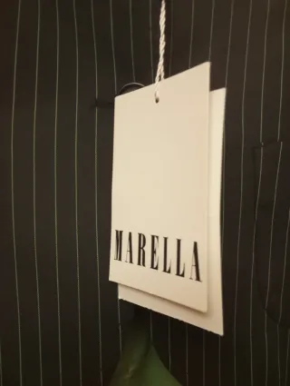 Giacca Marella donna nera con righe