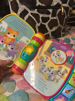 Libro interactivo bebe primeras canciones