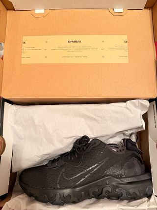 Nike React Vision Negro/Gris Nuevas