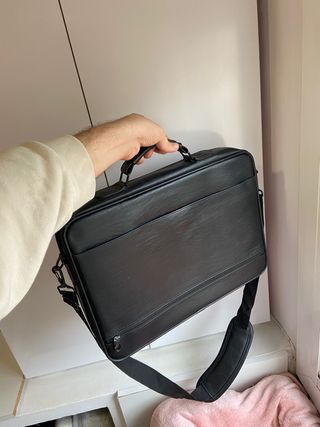 Maletín Prinston Polipiel Negro