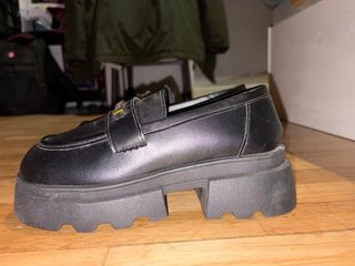 Zapatos plataforma negros talla 40