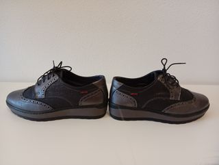 Zapatos NOTTON mujer gris metalizado T39