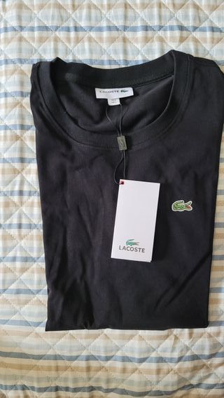 Camiseta Lacoste Negra