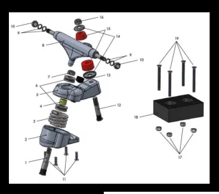 Rodamientos Surfskate YOW S1101 S1100