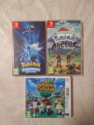Cajas de Juegos Nintendo Switch Pokémon y Animal C