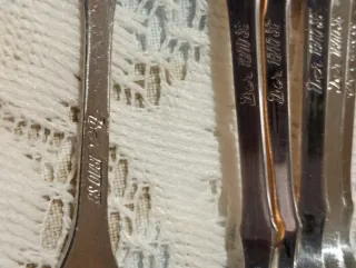 Juego 6 Tazas Café Iber Metal Dorado