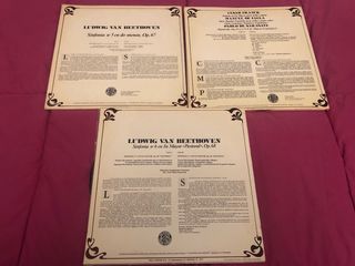 3 Vinilos Música Clásica Beethoven Franck