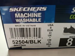 Zapatillas Skechers Talla 41 Negras/Gris