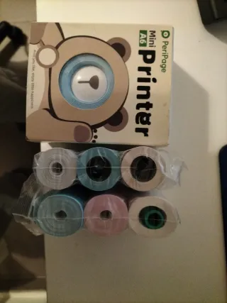 Mini Impresora PeriPage + Rollos