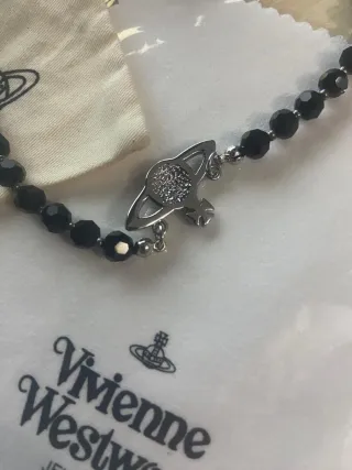 Collar Vivienne Westwood Orb Negro