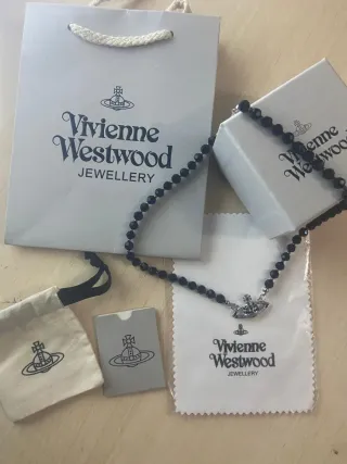 Collar Vivienne Westwood Orb Negro