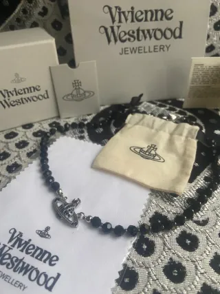 Collar Vivienne Westwood Orb Negro