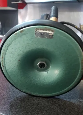 Lampada scrivania vintage metallo dorato