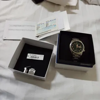 Seiko 5 Automático Esfera Árabe Verde