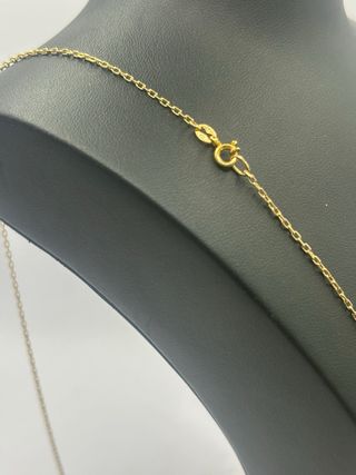 Cadena forzada de oro 18k 66cm