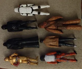 Figuras de acción: Star Wars + Tortugas Ninja