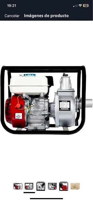 Bomba de agua gasolina