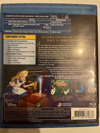 Alicia en el País de las Maravillas Blu-ray
