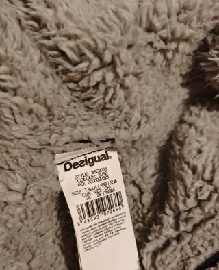 Chaqueta Desigual T38 borreguillo polipiel