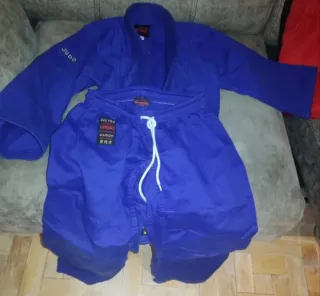 Kimono Judo Infantil Azul Talla niños 6 a 9 años